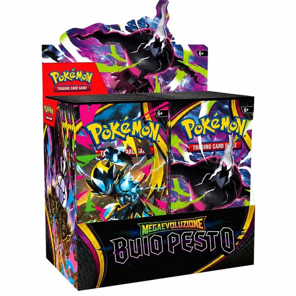 Pokemon Megaevoluzione Buio Pesto Box 36 Buste - Italiano Pitch Black Booster Box - Booster Boxes - Italiano